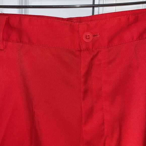 Nike Golf Flat Front Dri Fit Sunday Red 11” Inseam Great Swoosh Golf Shorts 36 - Picture 2 of 5